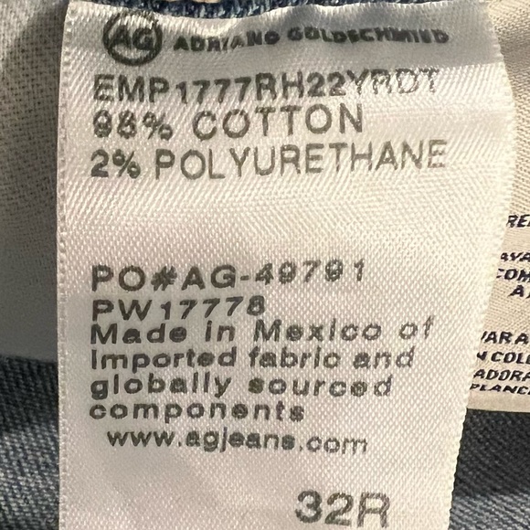 Adriano Goldschmied The Farrah Skinny Ankle Light Wash Raw Hem Jeans Size 32 - Picture 6 of 10